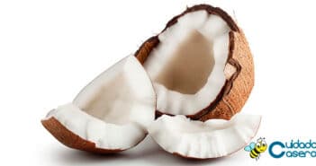 Exfoliante casero de coco Exfoliante casero de coco